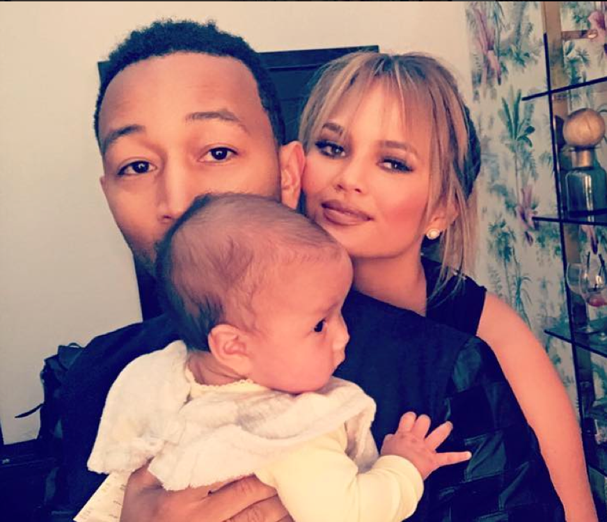 Every Single Tender Moment John Legend and His Wife Chrissy Teigen Shared In 2016

 
